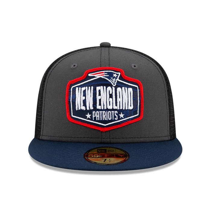 New England Patriots NFL Draft 59FIFTY Lippis Harmaat - New Era Lippikset Verkossa FI-146238